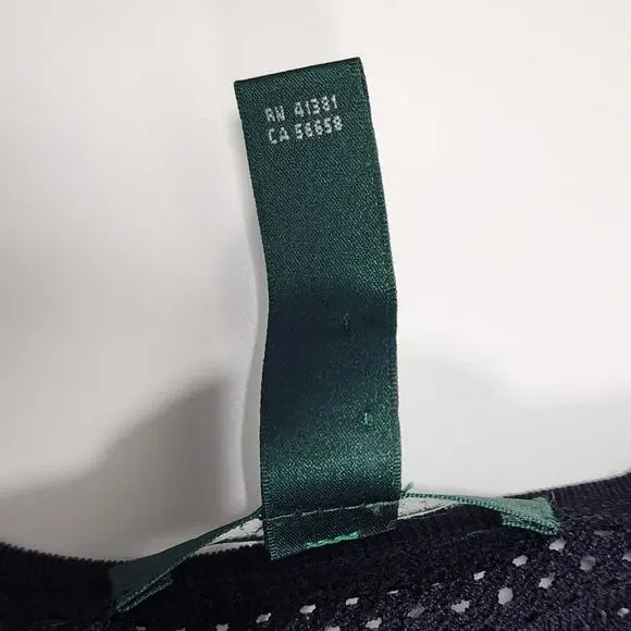 Lauren Ralph Lauren Petite Knit Dress Black A-Line 3/4 Sleeve PM - Picture 8 of 8